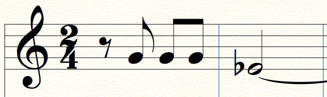 Beethoven's 5th melody